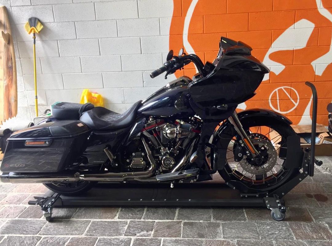 🔥🔥Heavy-Duty Motorcycle Dolly with Wheel Chock – Move Your Bike Effortlessly