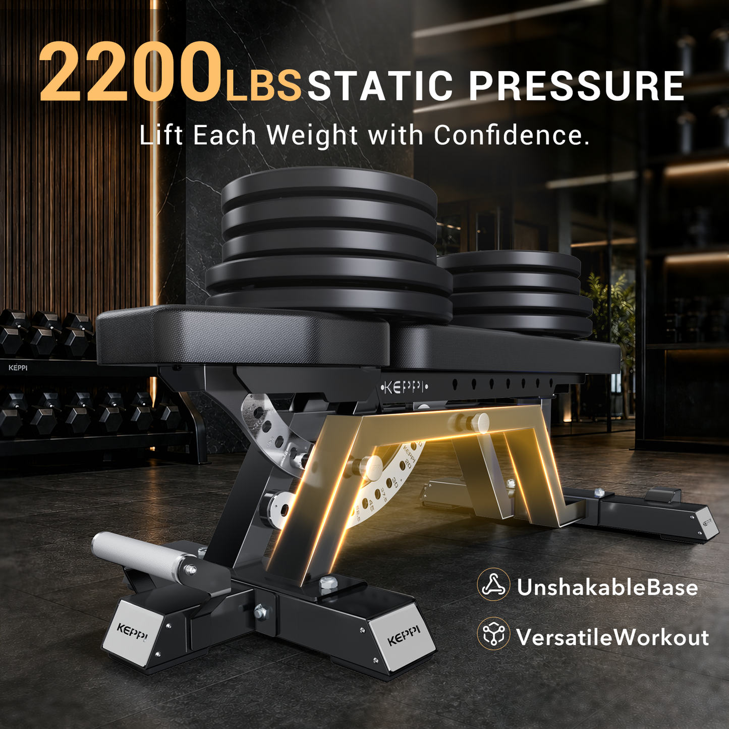 Keppi Adjustable Weight Bench 6000 - 2026 Version