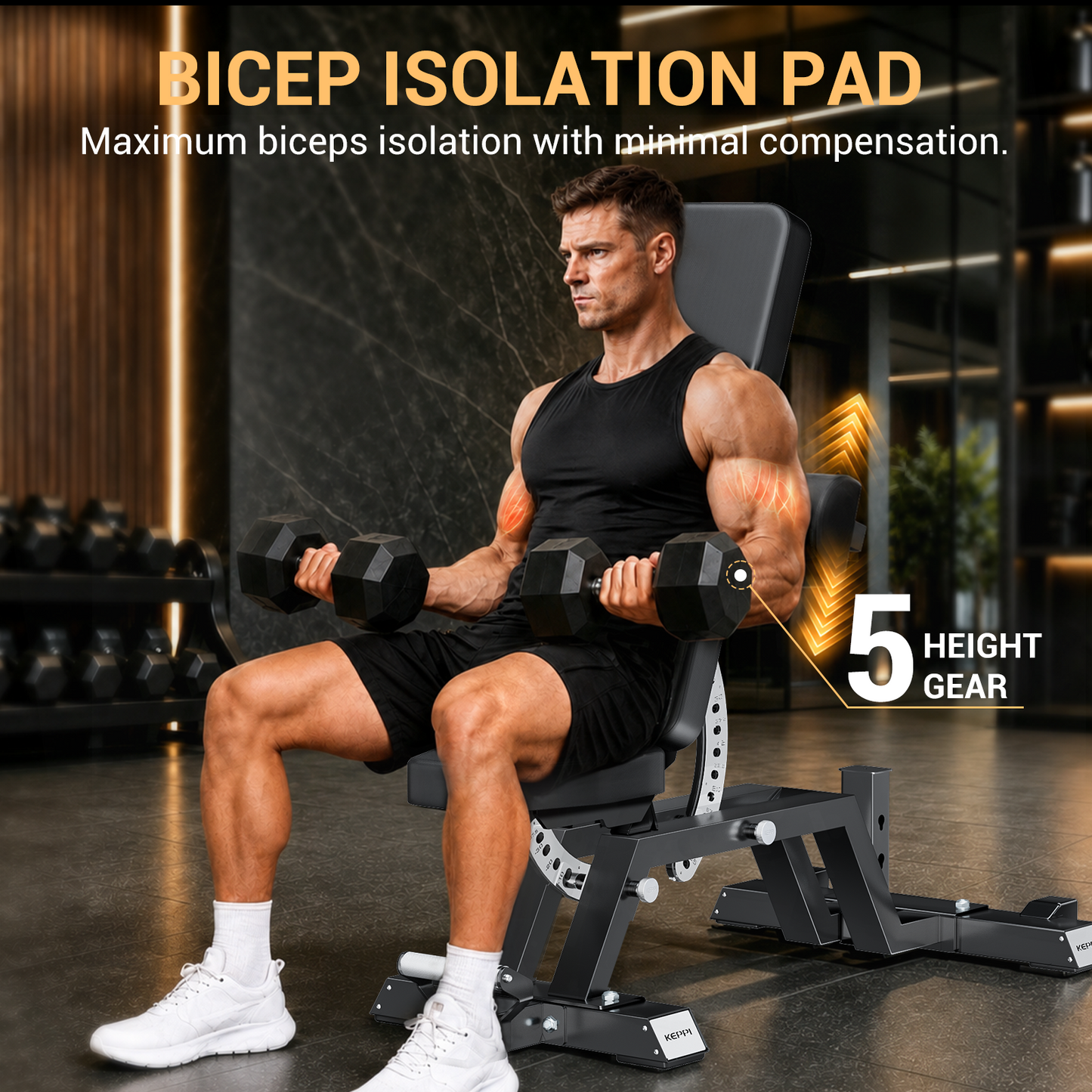 Keppi Adjustable Weight Bench 6000 - 2026 Version