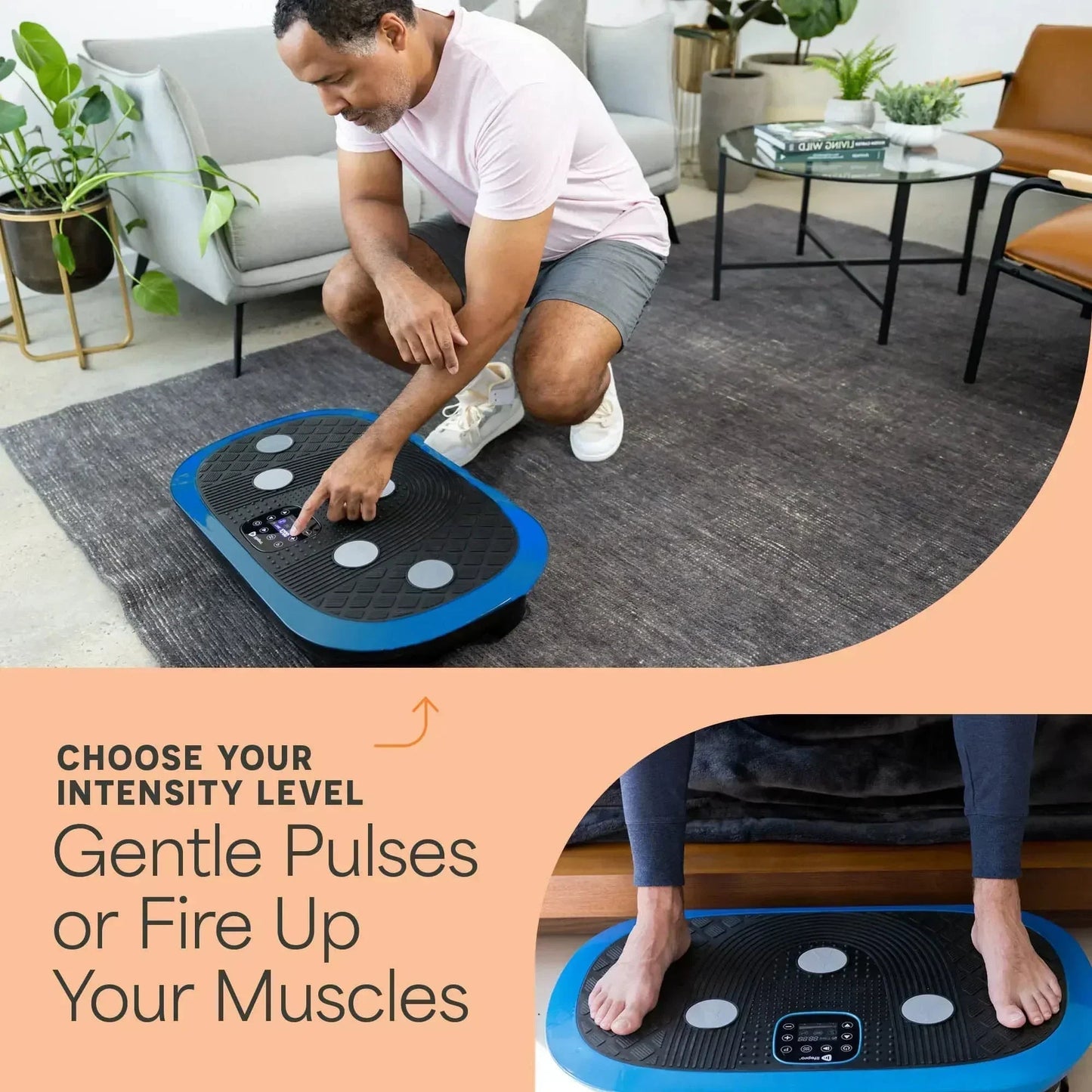 Lifepro Rumblex Plus™ 4D Vibration Plate with Resistance Bands